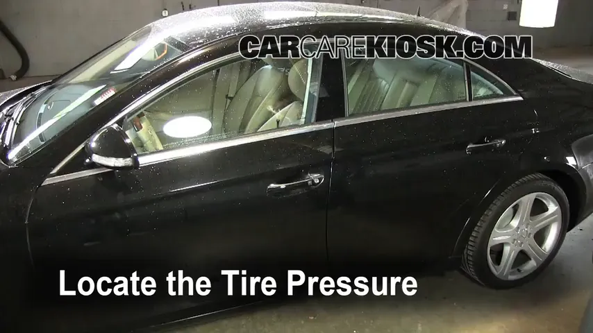 2006 Mercedes-Benz CLS500 5.0L V8 Tires & Wheels Check Tire Pressure